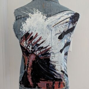 Denim & Supply Ralph Lauren Painted Indian Chief Vest
